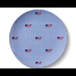 2 Vineyard Vines for Target Gingham Salad Plates